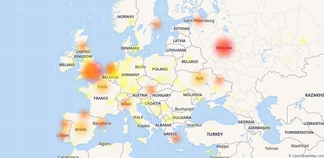 Не працює Instagram Не працює Instagram