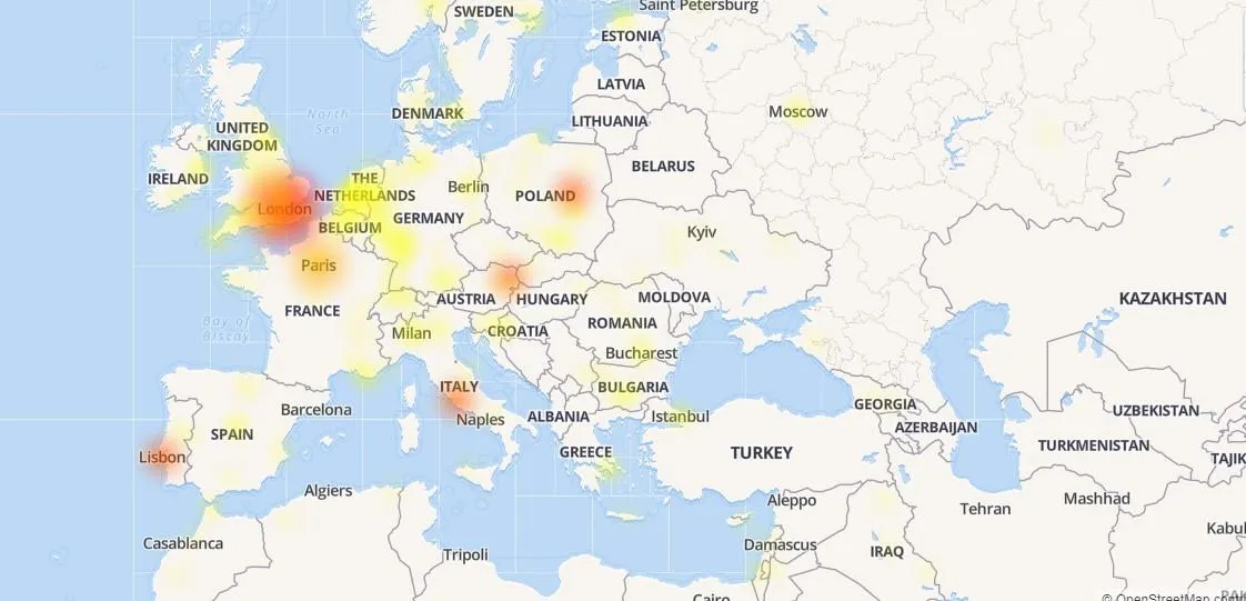Де не працює Facebook Де не працює Facebook