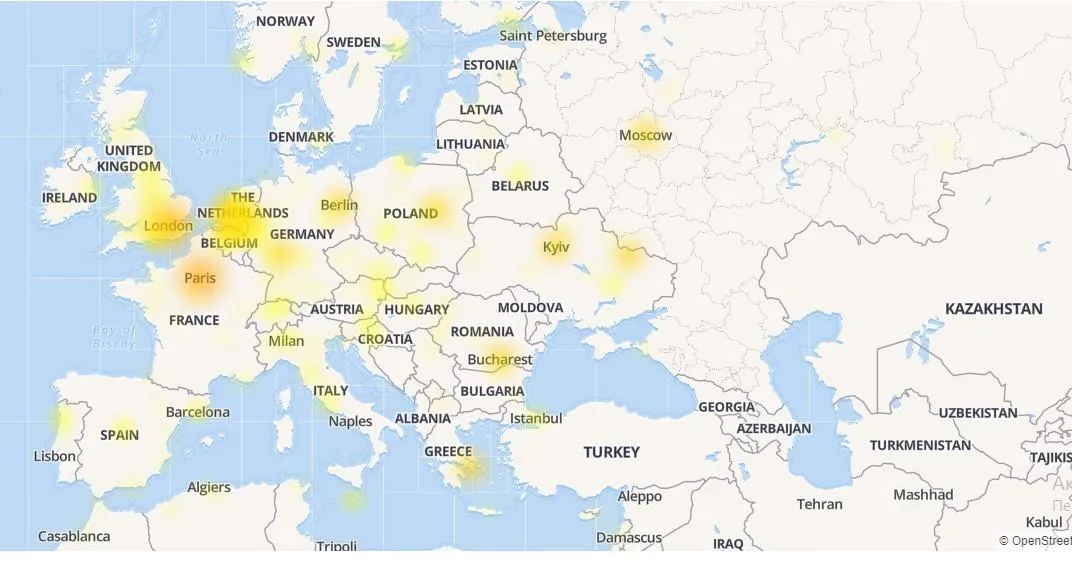 Де не працює Facebook Де не працює Facebook