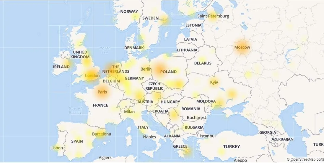 Де не працює Instagram Де не працює Instagram