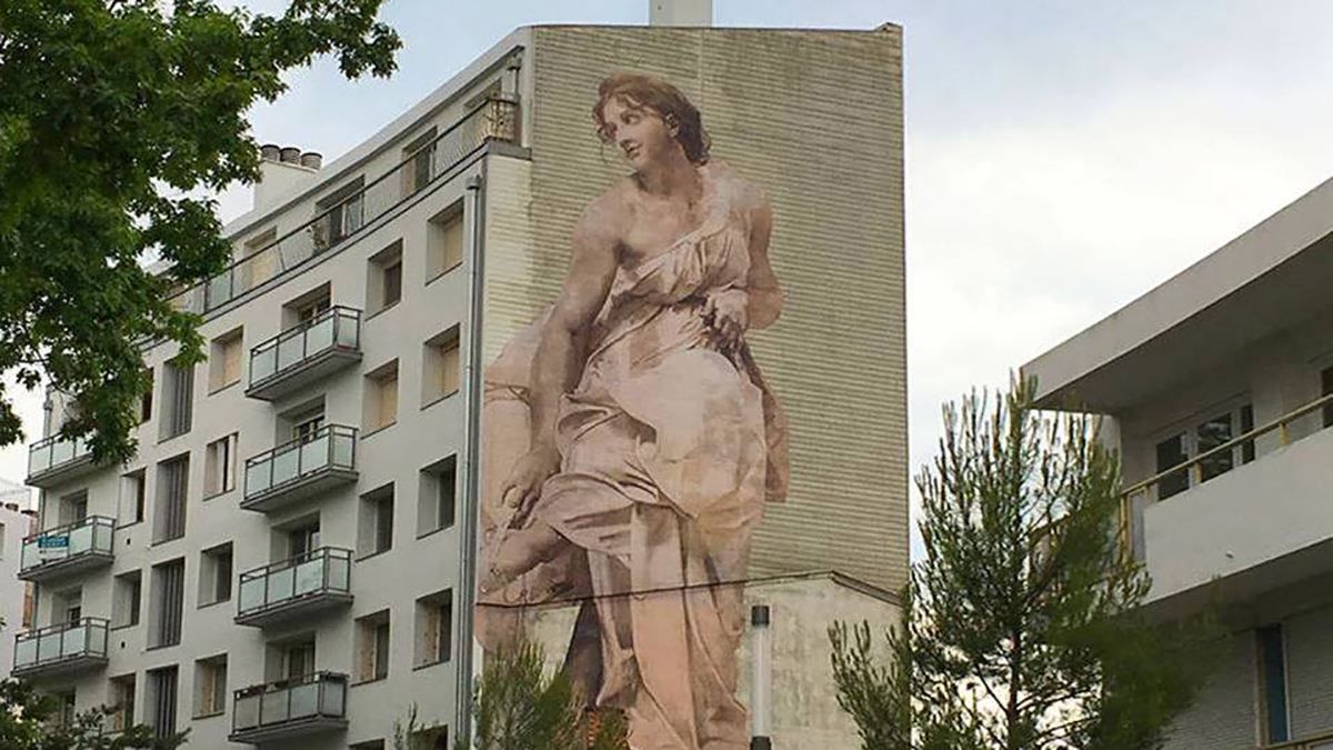 Французький митець "вивів" картини з музеїв на вулиці: видовищні фото