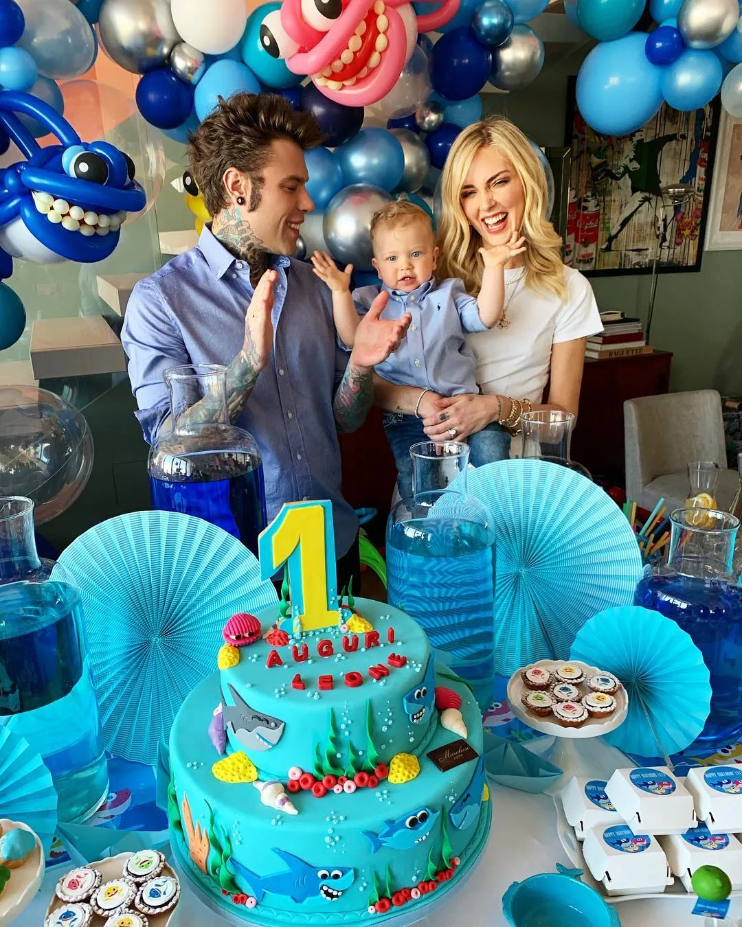 Федеріко Лючія, К'яра Ферраньї і їхній син Федеріко Лючія, К'яра Ферраньї і їхній син