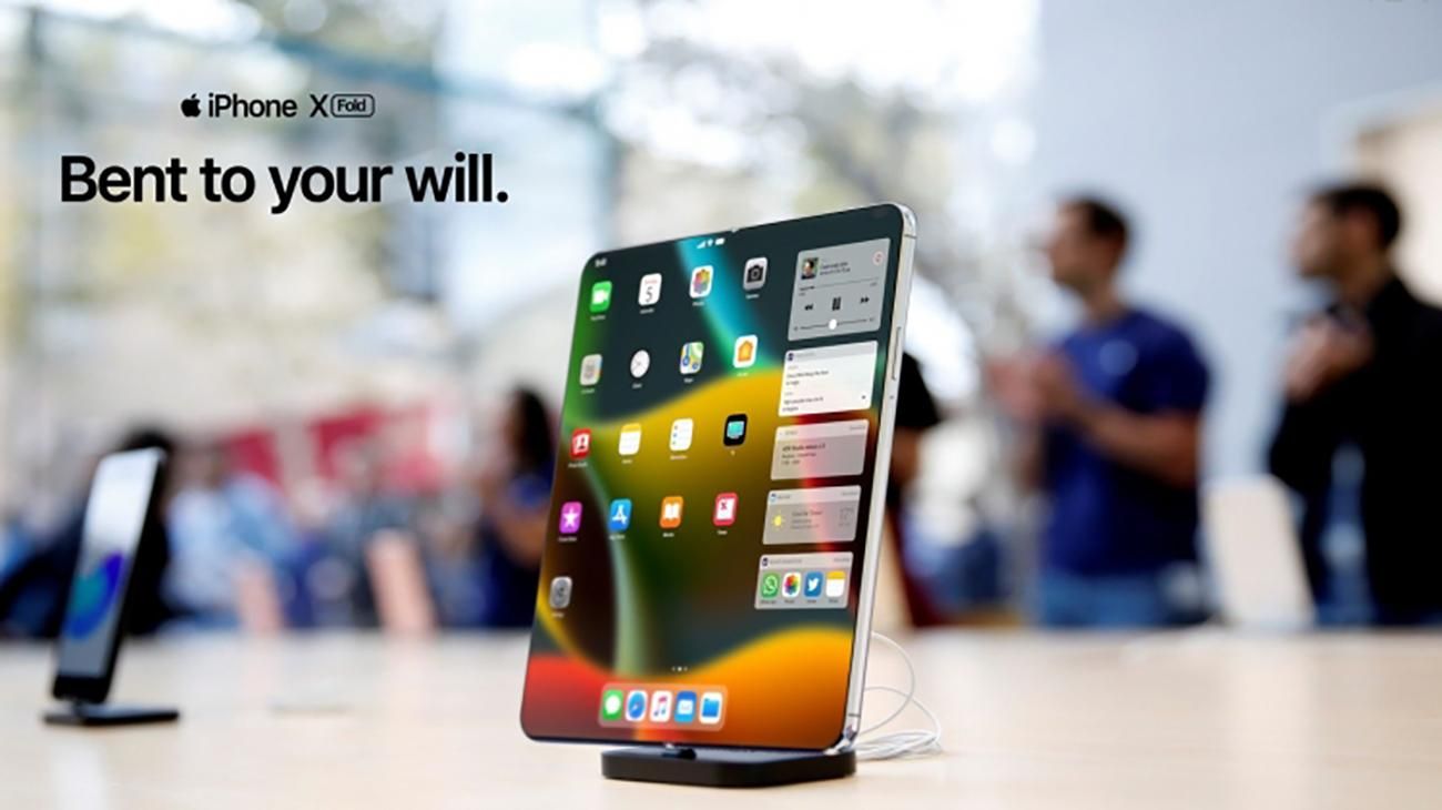 Как будет выглядеть сложный iPhone X Fold: фото Как будет выглядеть сложный iPhone X Fold: фото