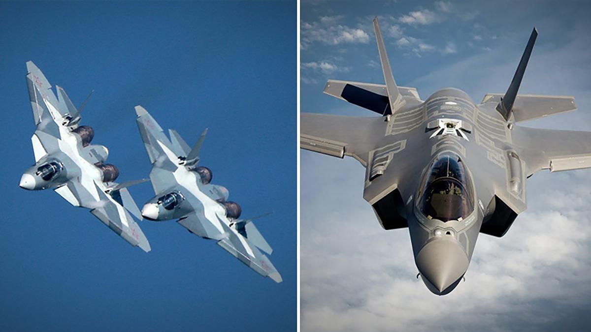 Чому російський винищувач "Су-57" ніколи не зможе конкурувати із американським F-35
