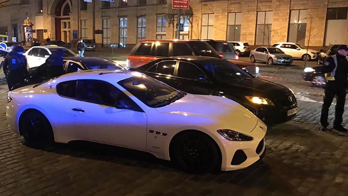 У Києві сталась стрілянина за участю водія Maserati: фото і відео 