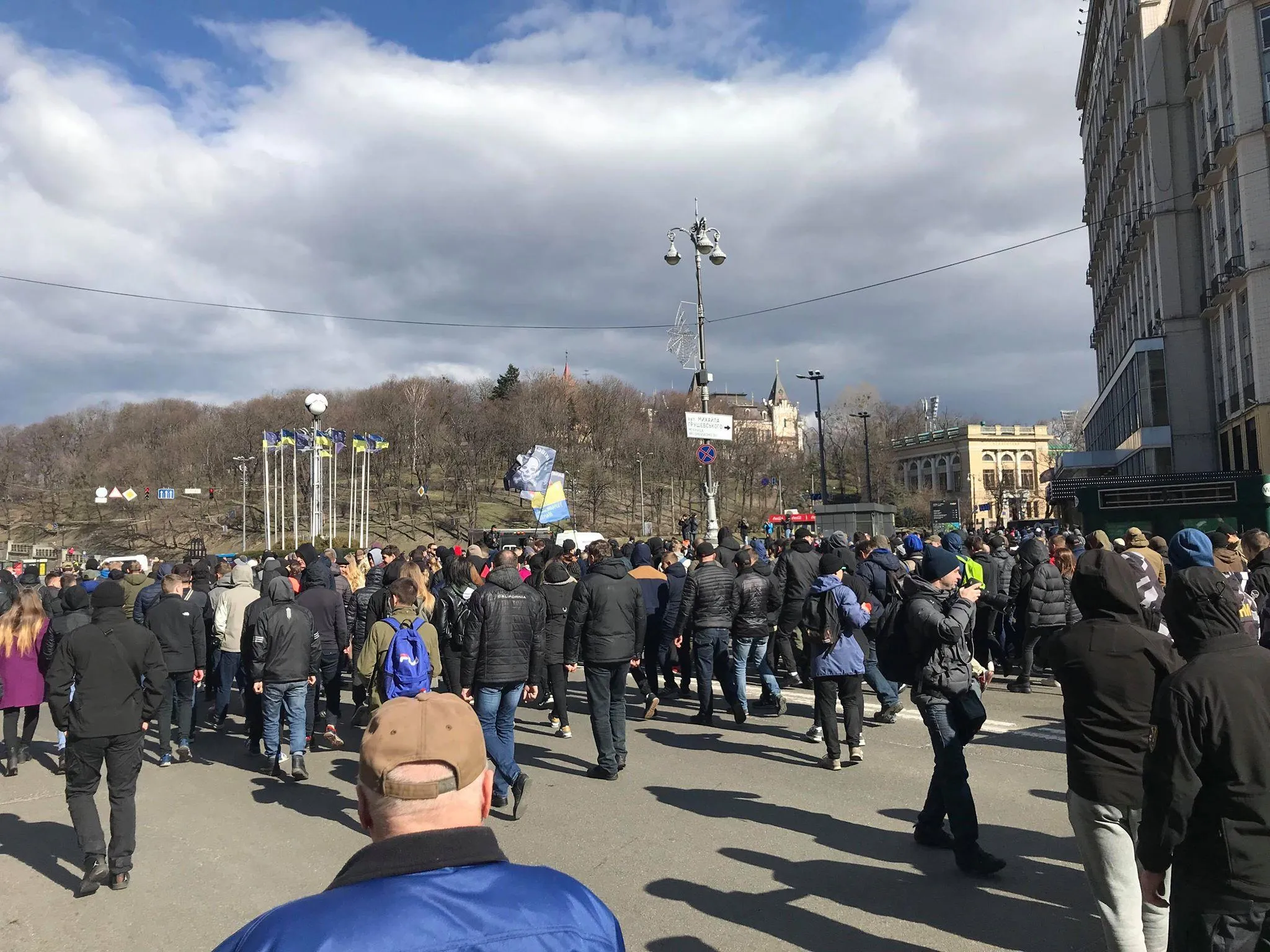 Митинг Нацкорпуса в Киеве