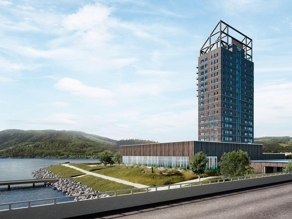 Як виглядає найвищий дерев'яний будинок у світі: фото, відео Як виглядає найвищий дерев'яний будинок у світі: фото, відео