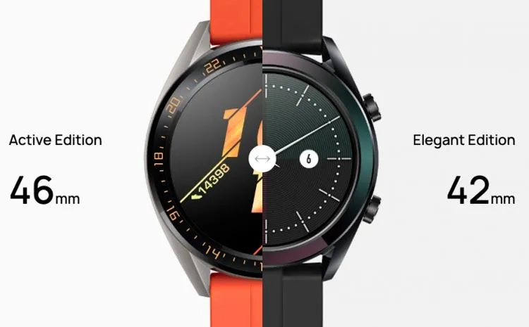 Huawei Watch GT Active Edition та Elegant Edit