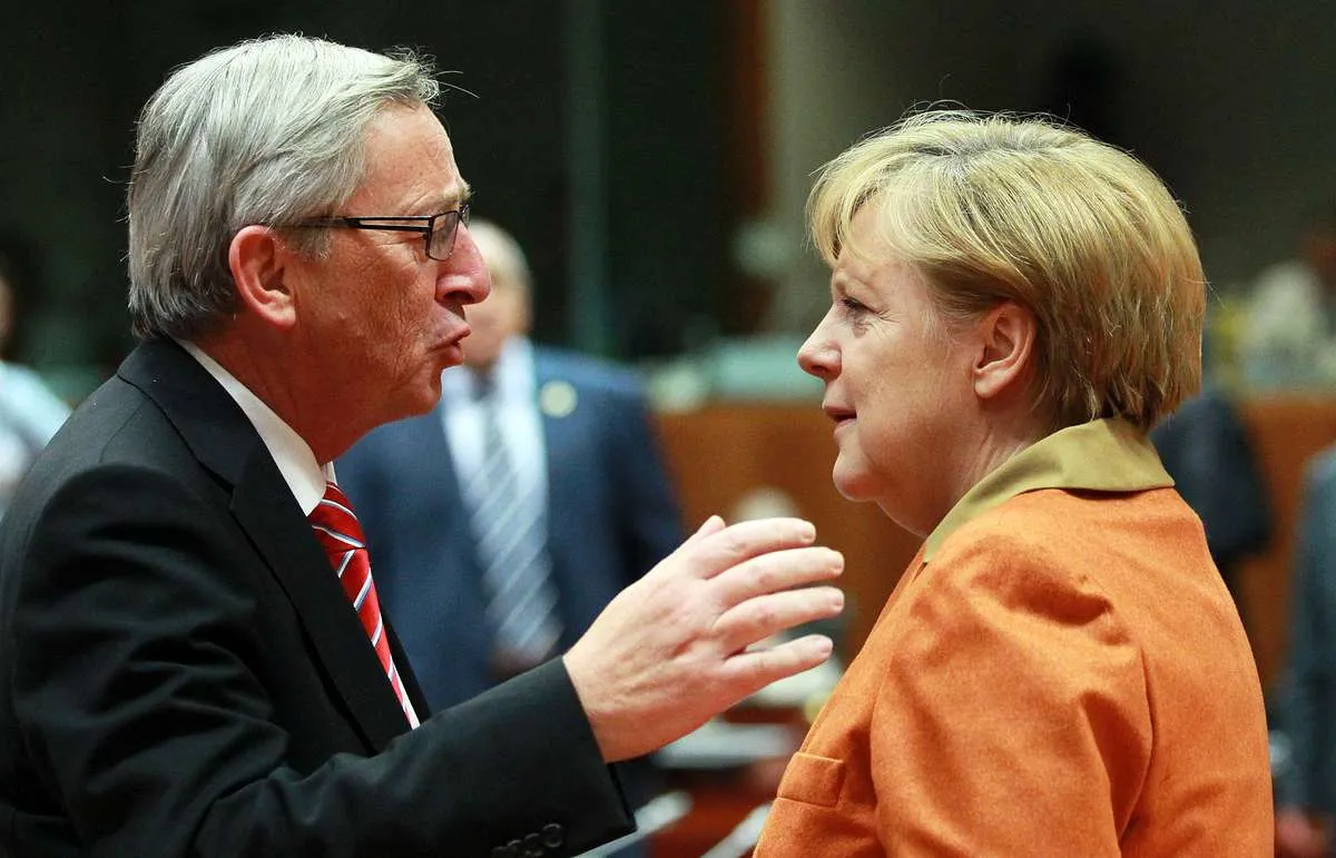 Меркель та Юнкер Меркель та Юнкер
