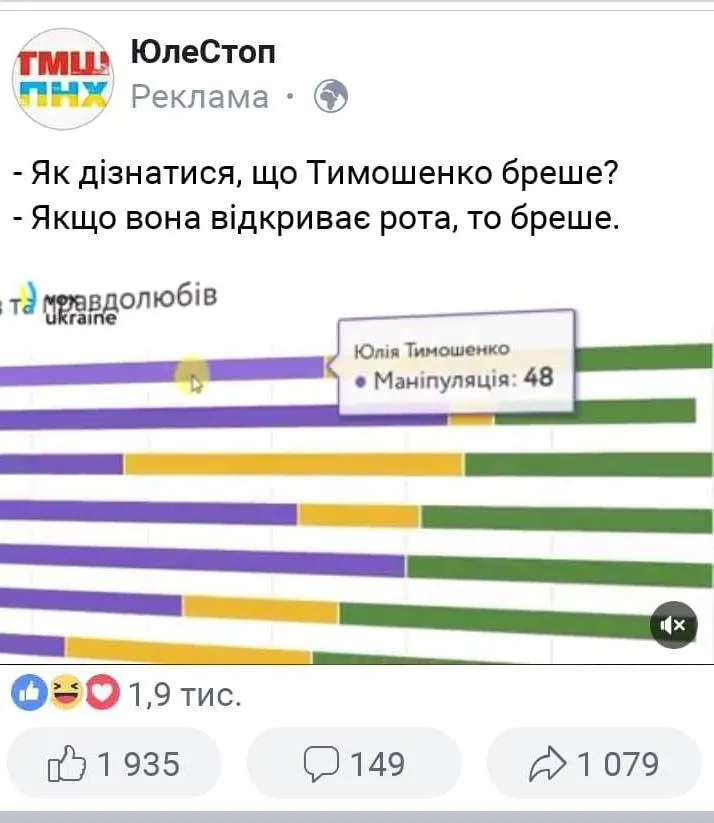 Тимошенко антиреклама