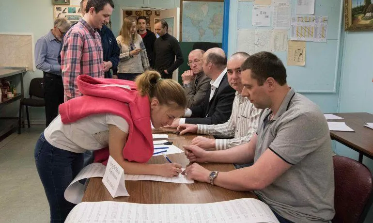 Академік Вернадський, Антарктида, голосування, вибори президента Академік Вернадський, Антарктида, голосування, вибори президента