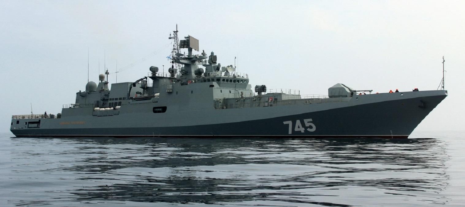 Військовий корабель РФ проведе у Чорному морі артилерійські стрільби і електронний запуск ракет