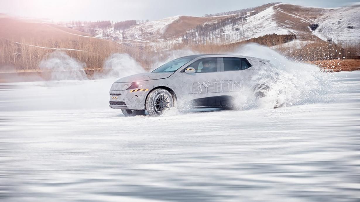 Електрокар Byton M-Byte вперше випробували в екстремальних умовах: відео Електрокар Byton M-Byte вперше випробували в екстремальних умовах: відео