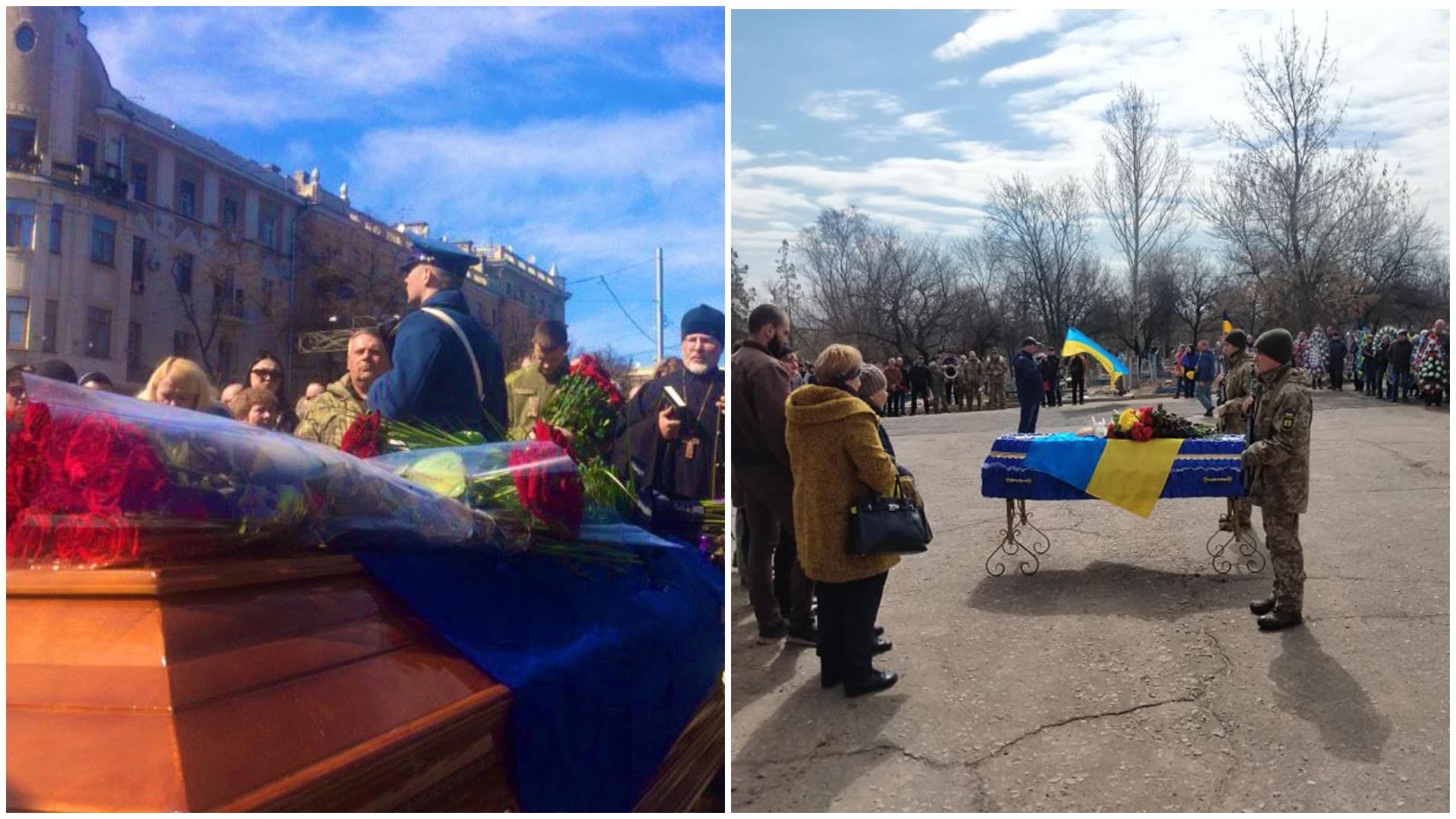 Похорон Яни Червоної і Олександра Мілютіна на Донбасі - фото