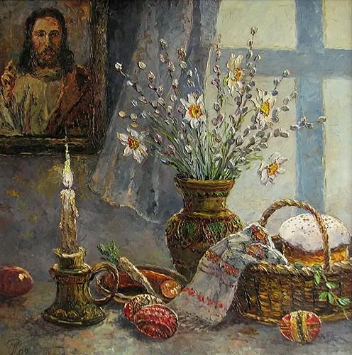 Вербові гілки мають стояти біля ікони Вербові гілки мають стояти біля ікони