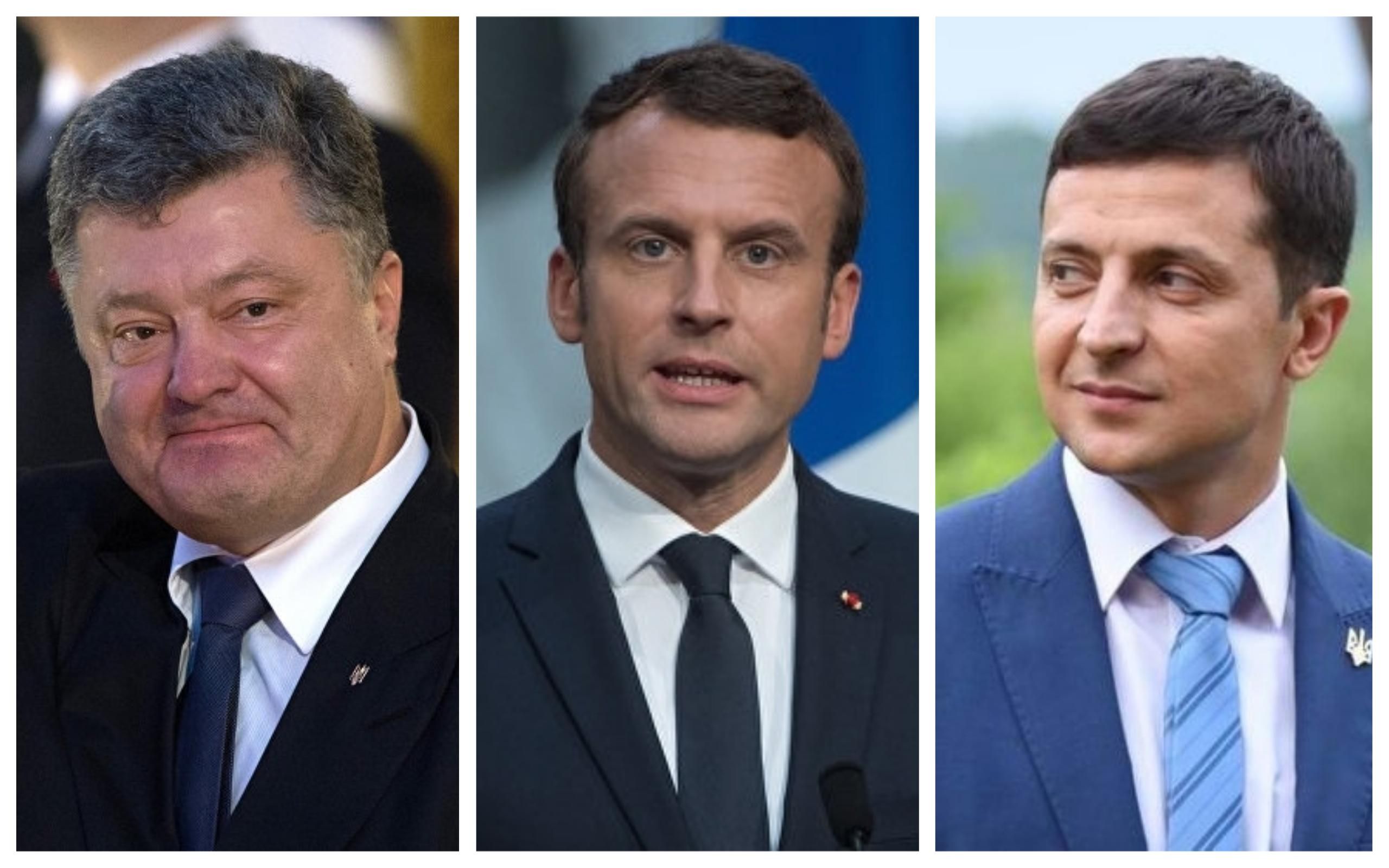 Порошенко и Зеленский встретятся с Макроном, – штаб президента Порошенко и Зеленский встретятся с Макроном, – штаб президента