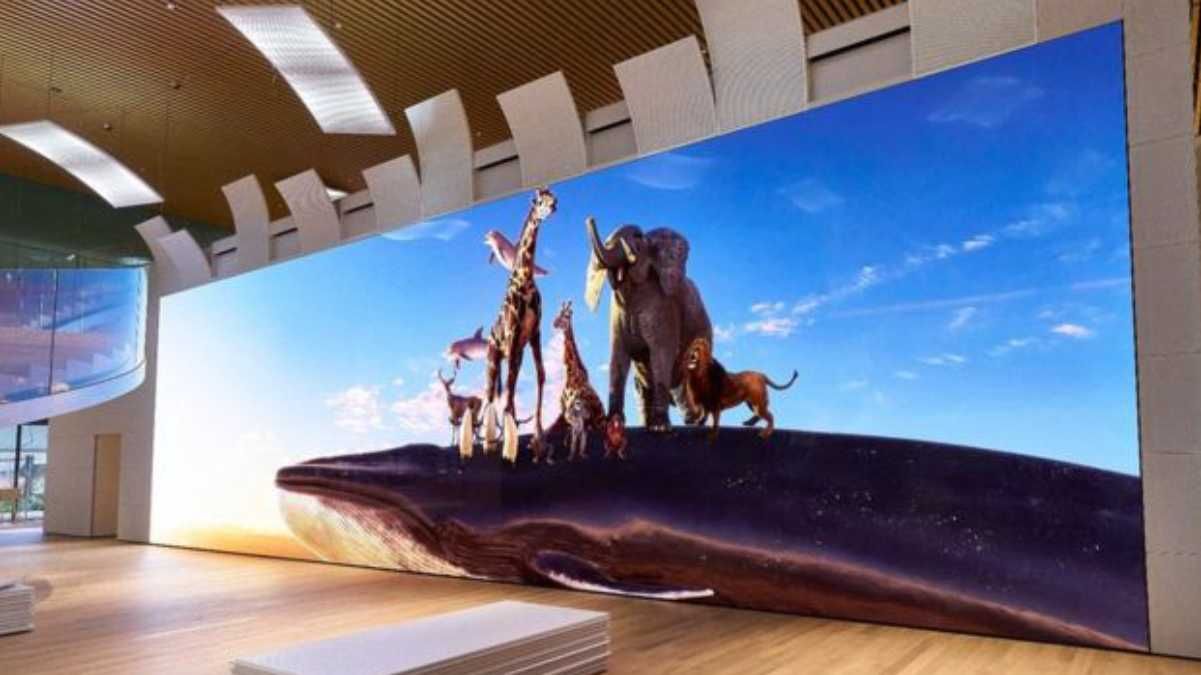 Sony создала суперэкран с разрешением 16К Sony создала суперэкран с разрешением 16К