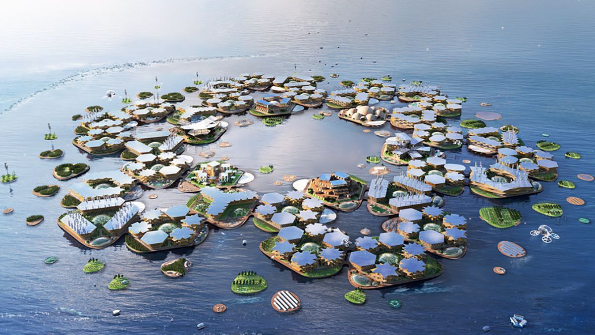 Как в фантастическом фильме: ООН показала проект плавучего города