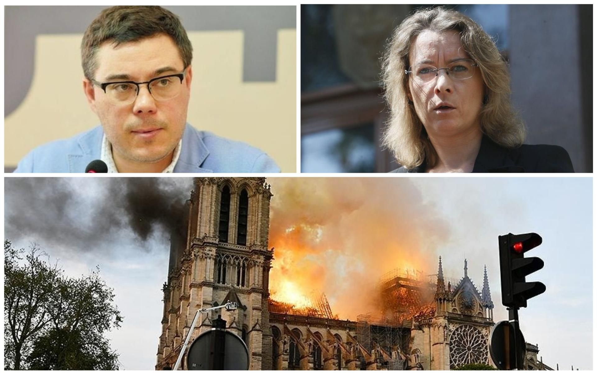 Пожар в Нотр-Даме из-за Зеленского: посол Франции возмутилась шуткой политолога Порошенко