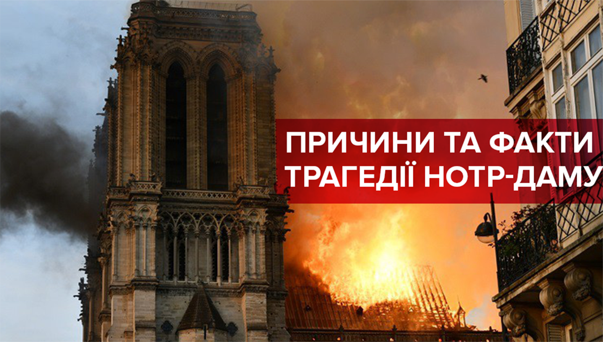 Згорів Нотр-Дам де-Парі, Париж - причини та факти пожежі у Соборі Паризької Богоматері