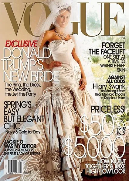 Меланія Трамп знімалась для Vogue