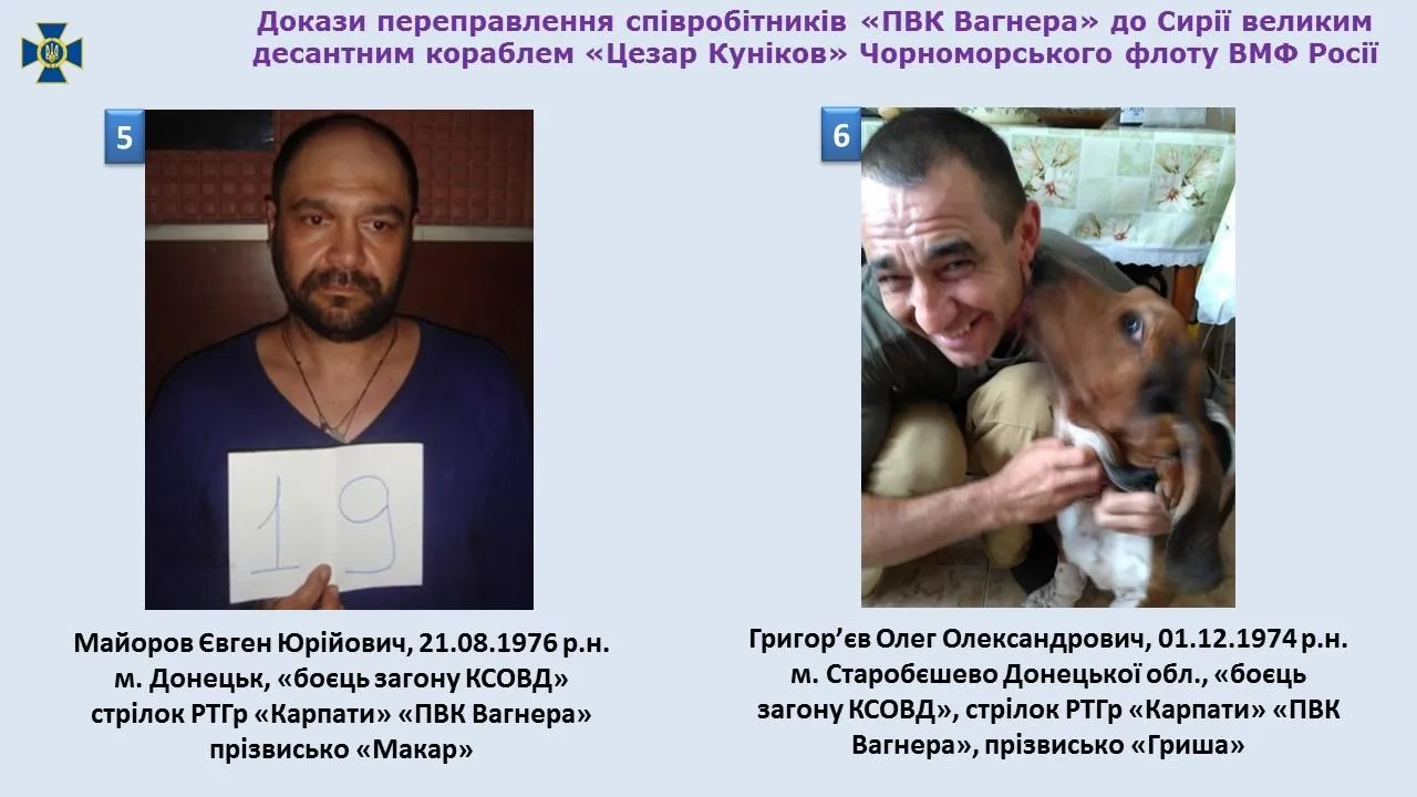 Вагнера, Росія, Сирія, Донбас, Майоров, Григор'єв, СБУ Вагнера, Росія, Сирія, Донбас, Майоров, Григор'єв, СБУ