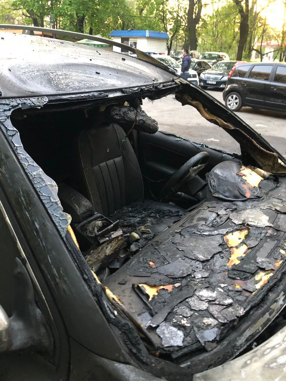 журналісти дніпро підпал пожежа авто
