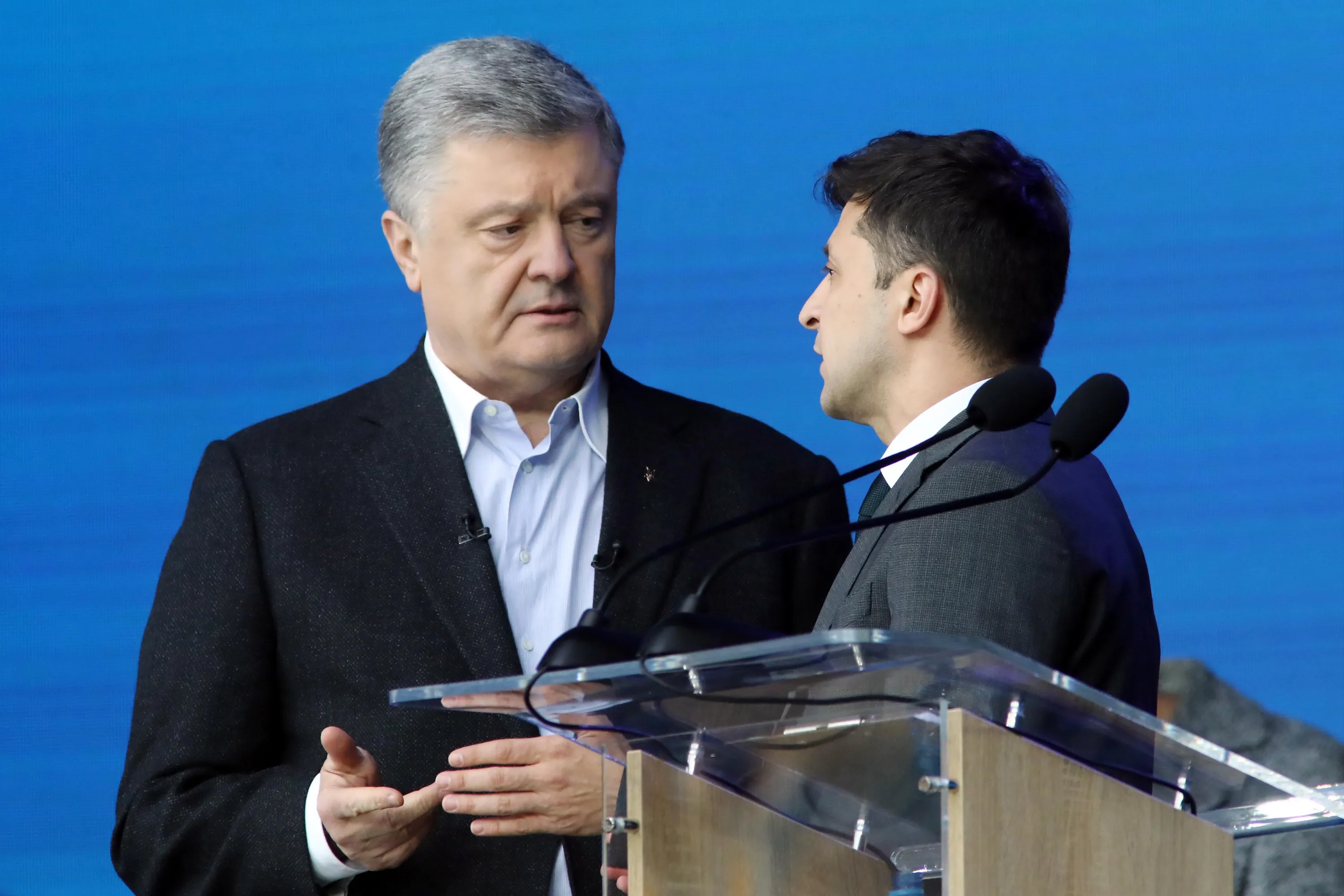Петро Порошенко та Володимир Зеленський Петро Порошенко та Володимир Зеленський