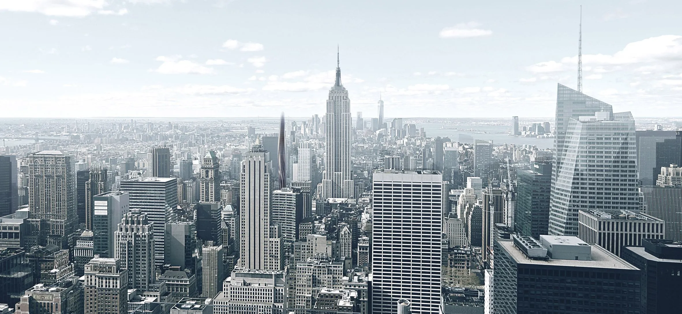 Нью-Йорк панорама хмарочос