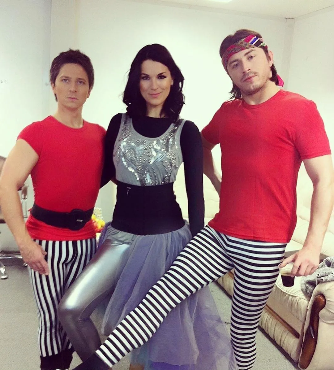 Маша Єфросиніна з Сергієм Притулою та Олександром Педаном Маша Єфросиніна з Сергієм Притулою та Олександром Педаном