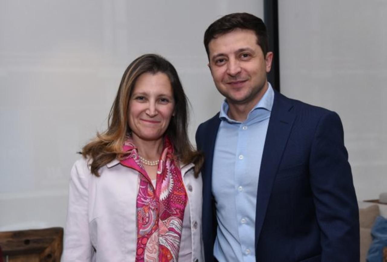 Зеленський зустрівся з головою МЗС Канади: про що говорили політики Зеленський зустрівся з головою МЗС Канади: про що говорили політики