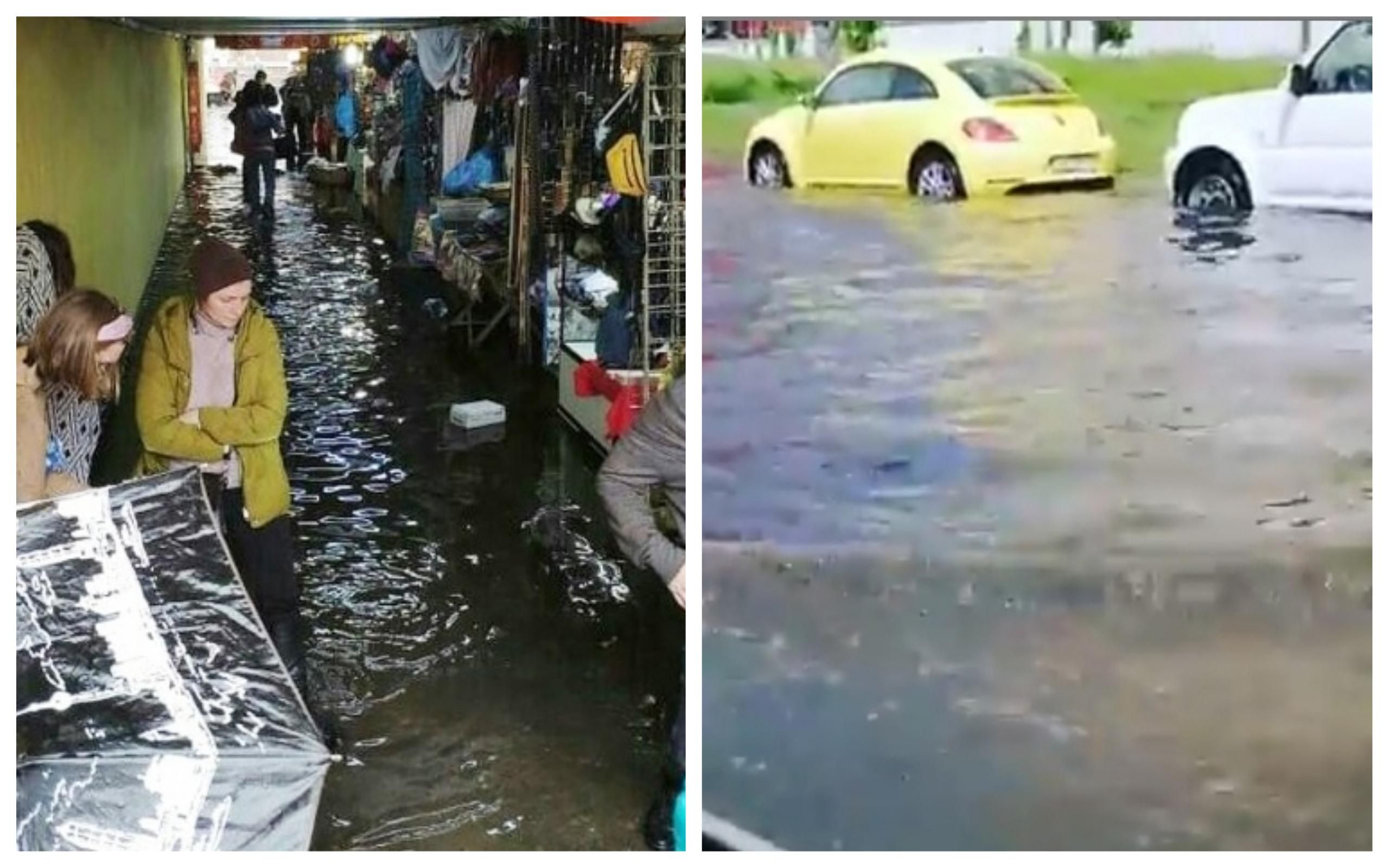 Київ затопило після проливного дощу: фото і відео