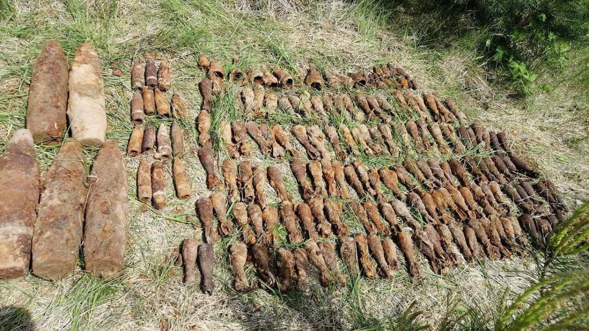 На Сумщині виявили понад 150 боєприпасів часів Другої світової війни