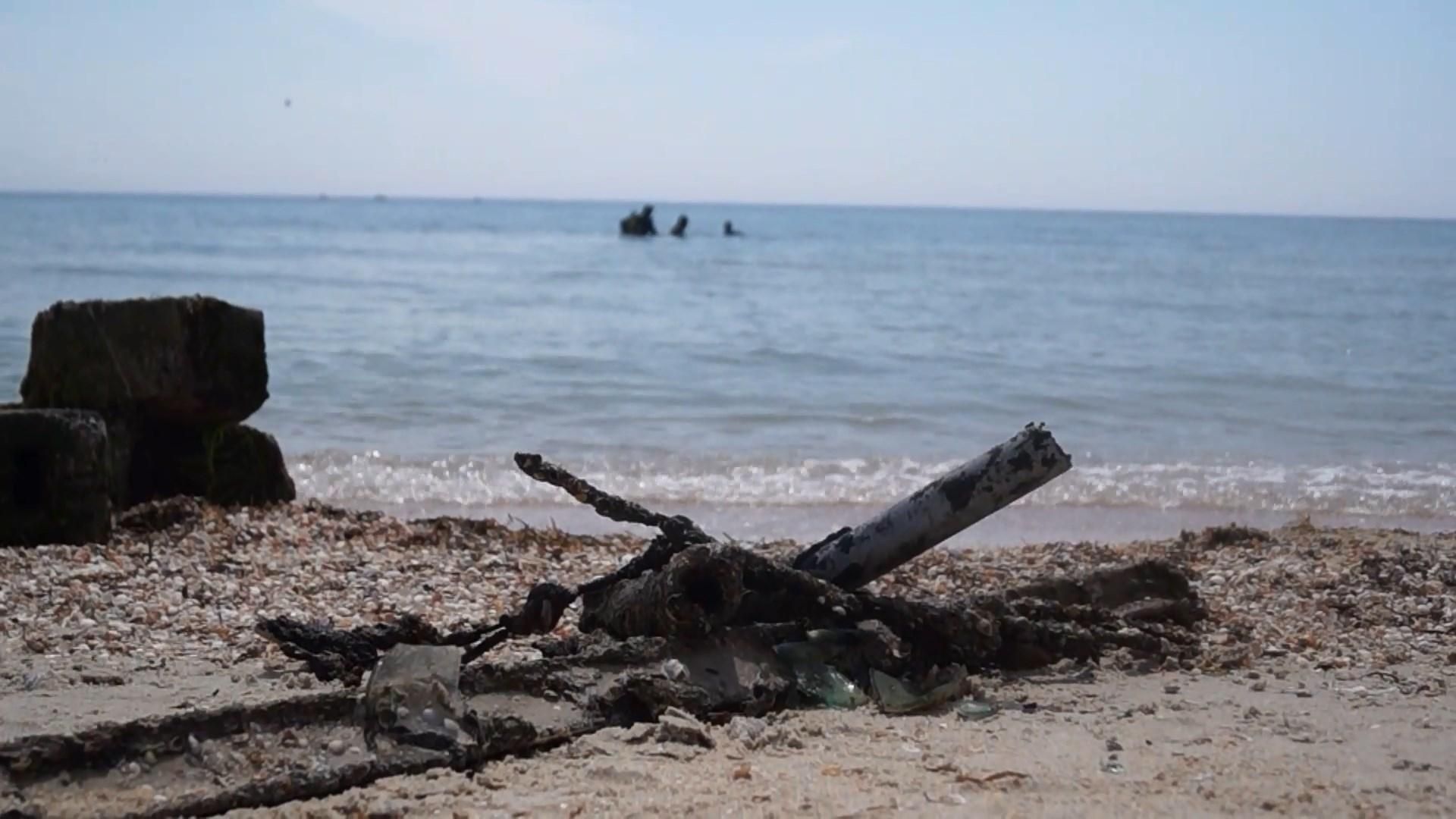 У Запоріжжі почистили пляжі: фото знахідок У Запоріжжі почистили пляжі: фото знахідок