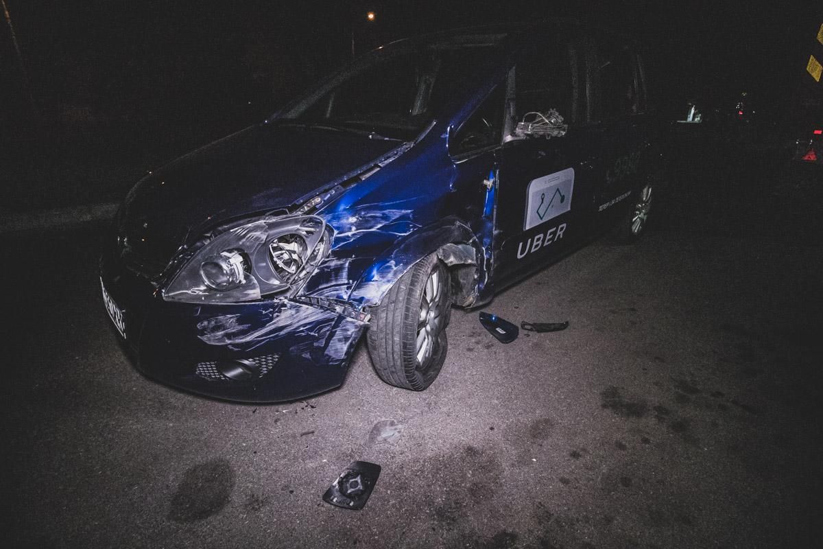 У Києві п'яний водій Uber мало не збив кількох людей: фото, відео