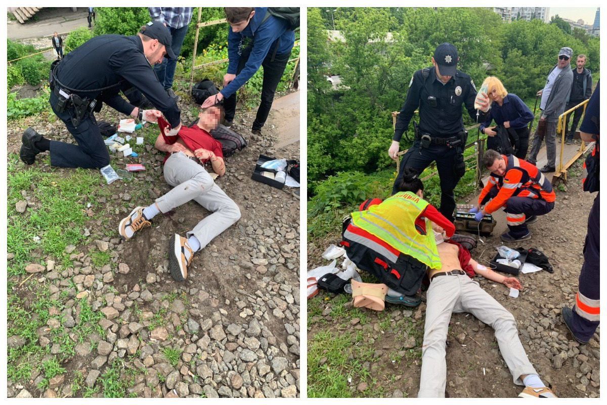 У Києві електричка збила підлітка, хлопця врятували поліцейські: фото, відео У Києві електричка збила підлітка, хлопця врятували поліцейські: фото, відео