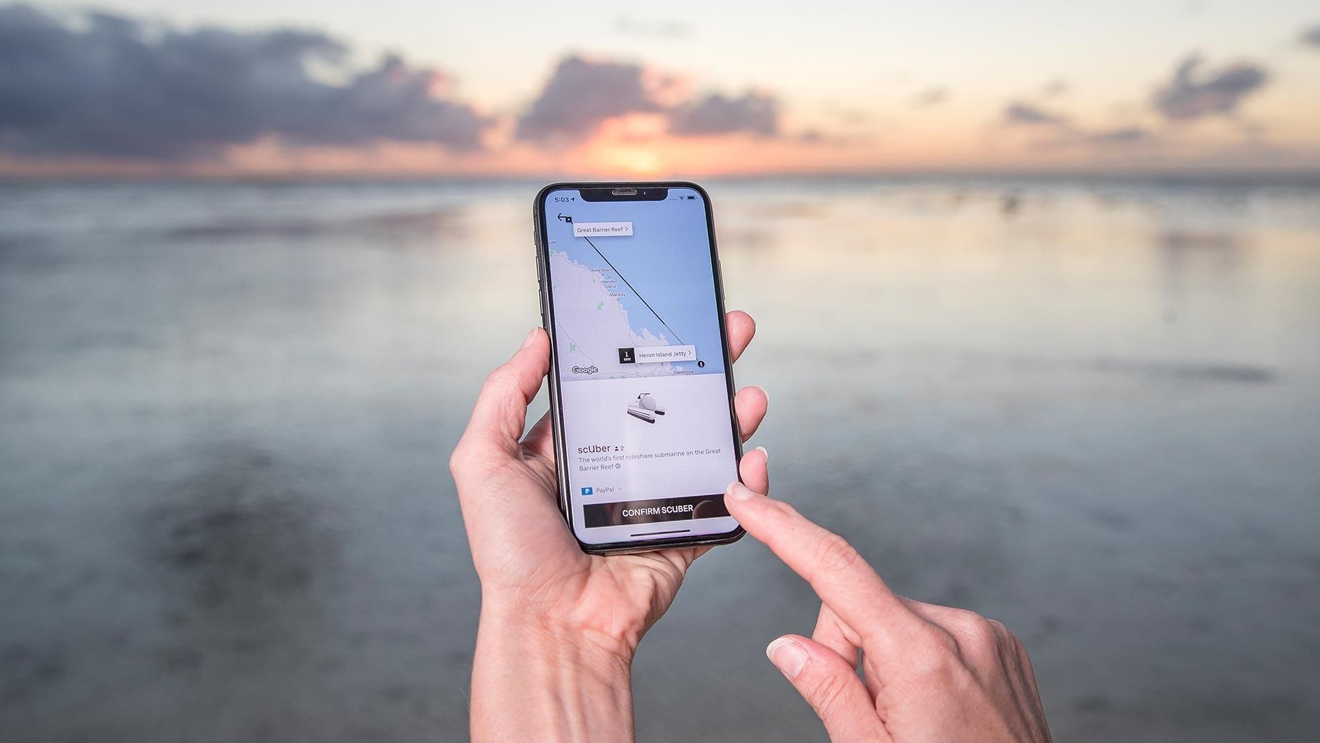 ScUber: запускають перше в світі підводне таксі ScUber: запускають перше в світі підводне таксі