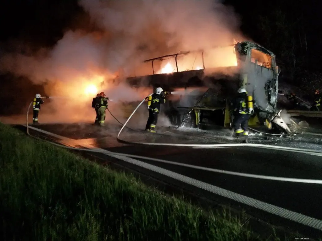 Пожежа в автобусі у Польщі