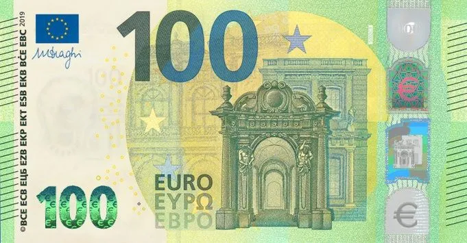 банкнота 100 євро 