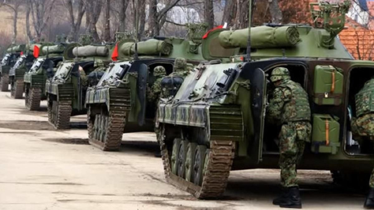 Сербия отправила истребитель и своих солдат к границе с Косово Сербия отправила истребитель и своих солдат к границе с Косово