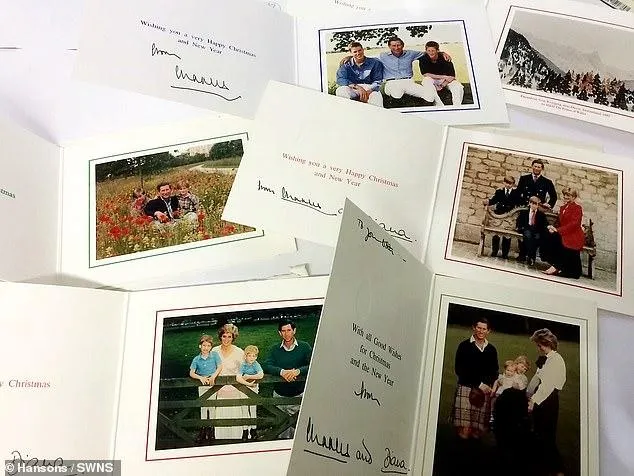 Знайдені різдвяні листівки королівської сім'ї