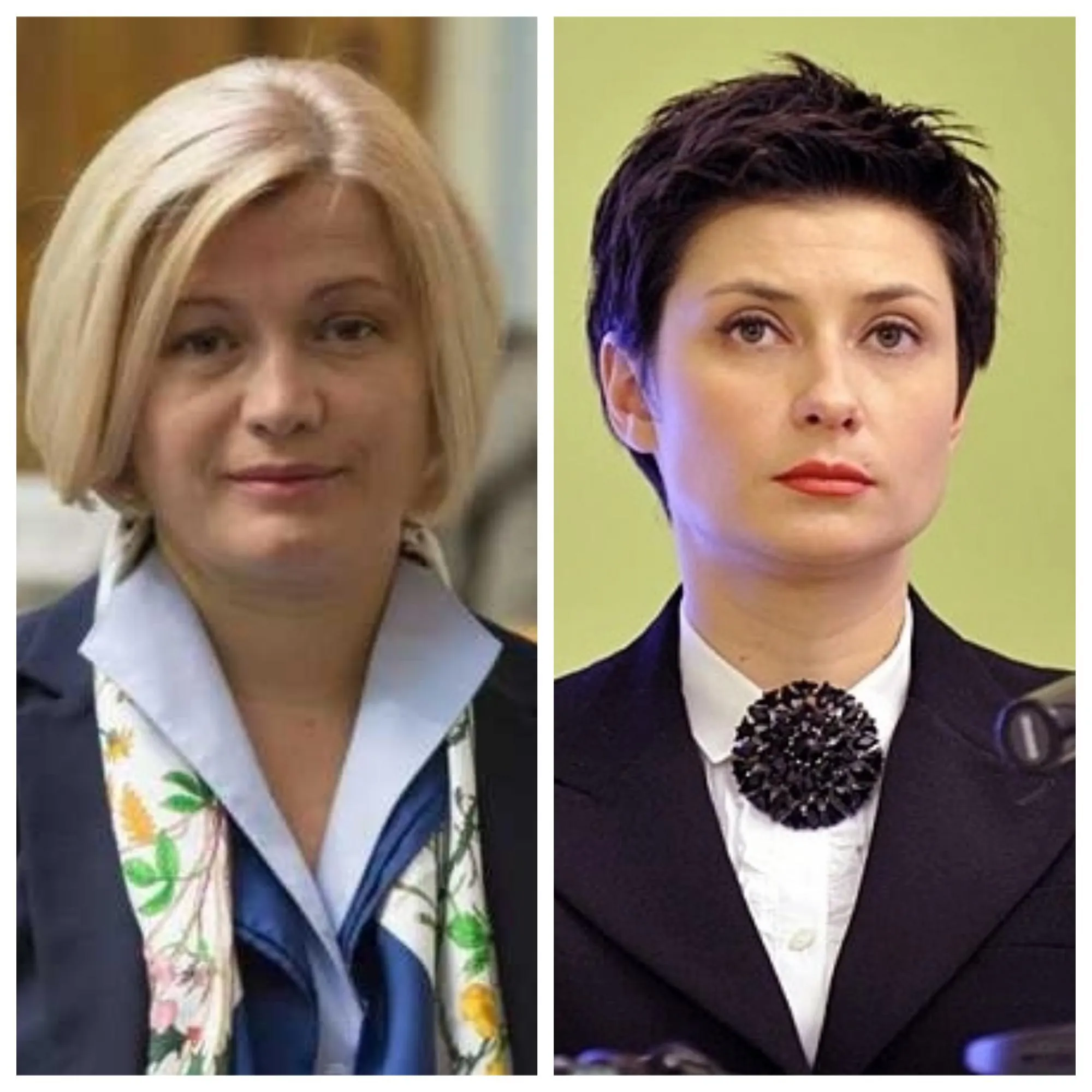 Ірина Геращенко (ліворуч) та Ірина Ванникова (праворуч) Ірина Геращенко (ліворуч) та Ірина Ванникова (праворуч)