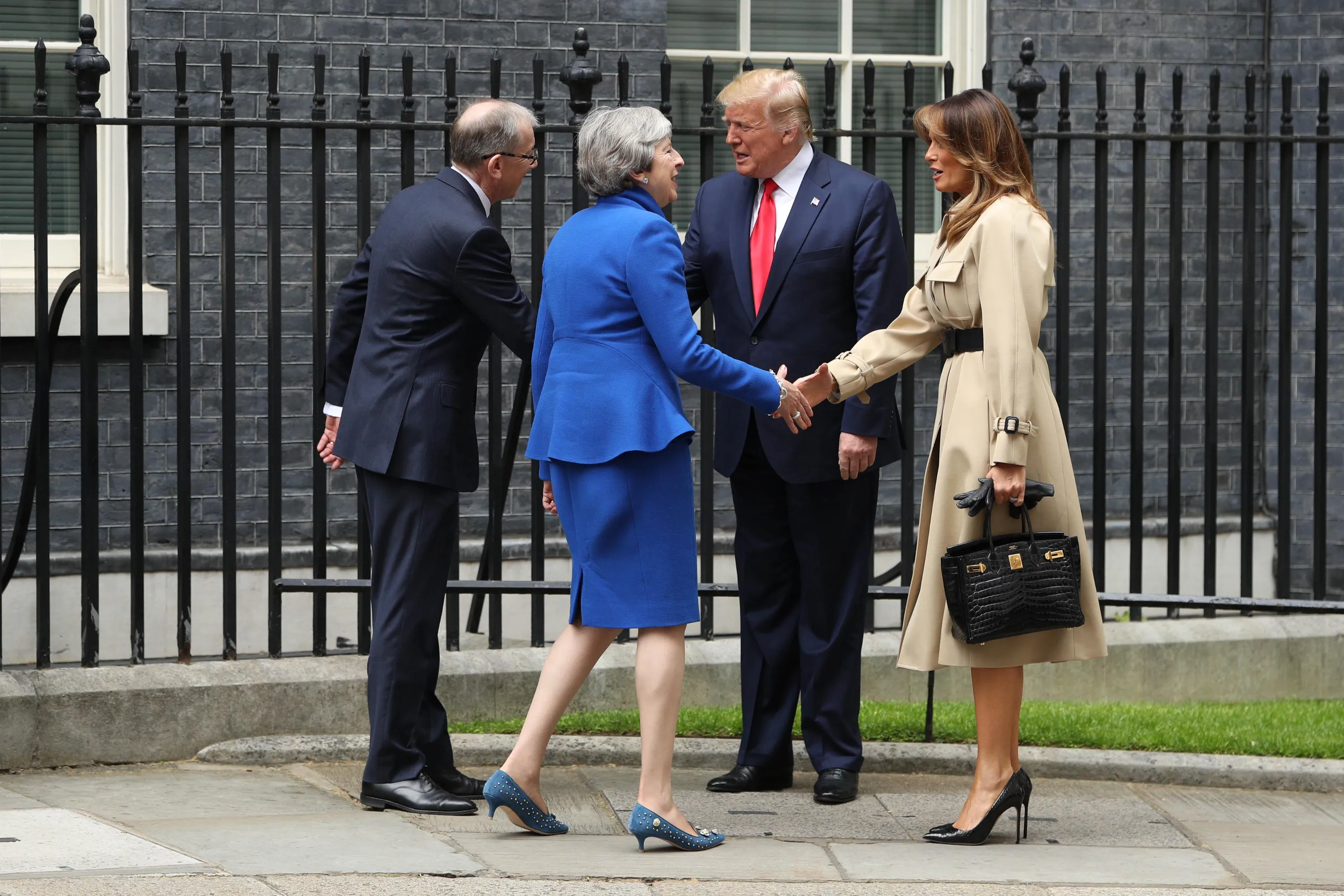 зустріч трампів з терезою мей і її чоловіком філіпом