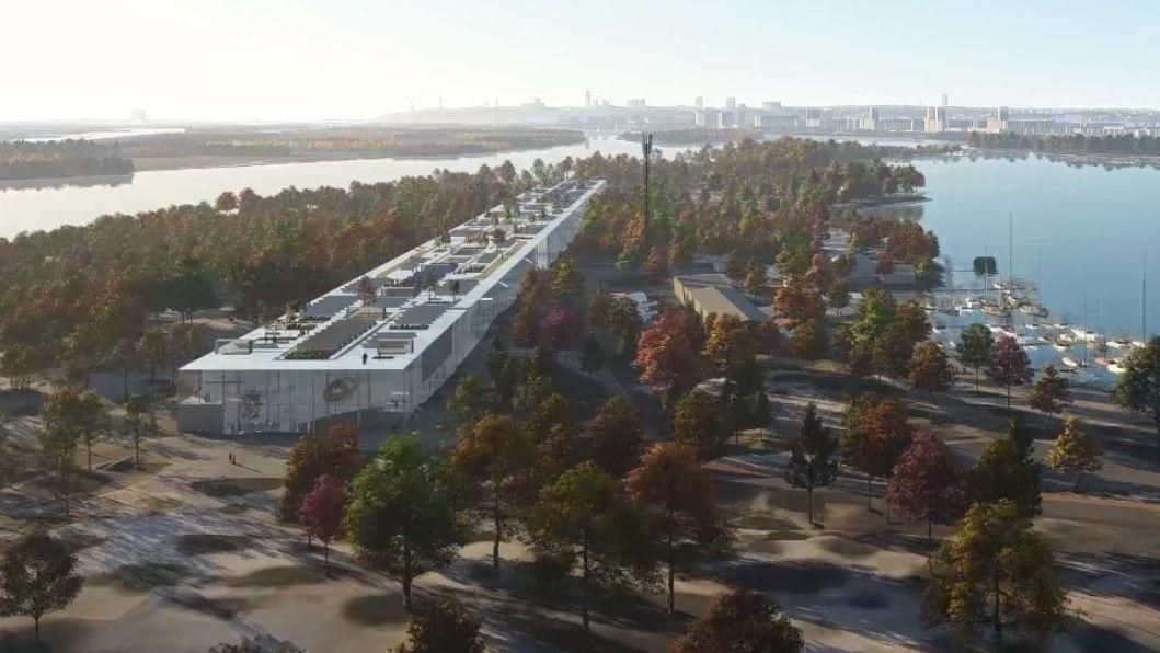 Горизонтальний хмарочос може з'явитись на Оболоні у Києві: фото, відео Горизонтальний хмарочос може з'явитись на Оболоні у Києві: фото, відео