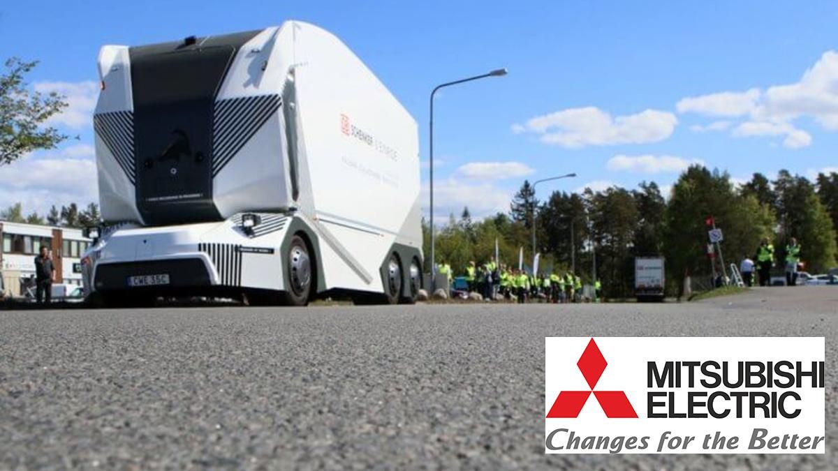 На дороги Швеции впервые выехали грузовики без водителей: яркое видео