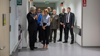 Жена Зеленского посетила украинских военнослужащих в Брюсселе – фото