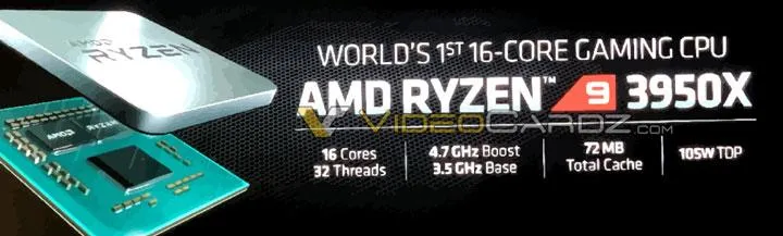 AMD Ryzen 9 3950X AMD Ryzen 9 3950X