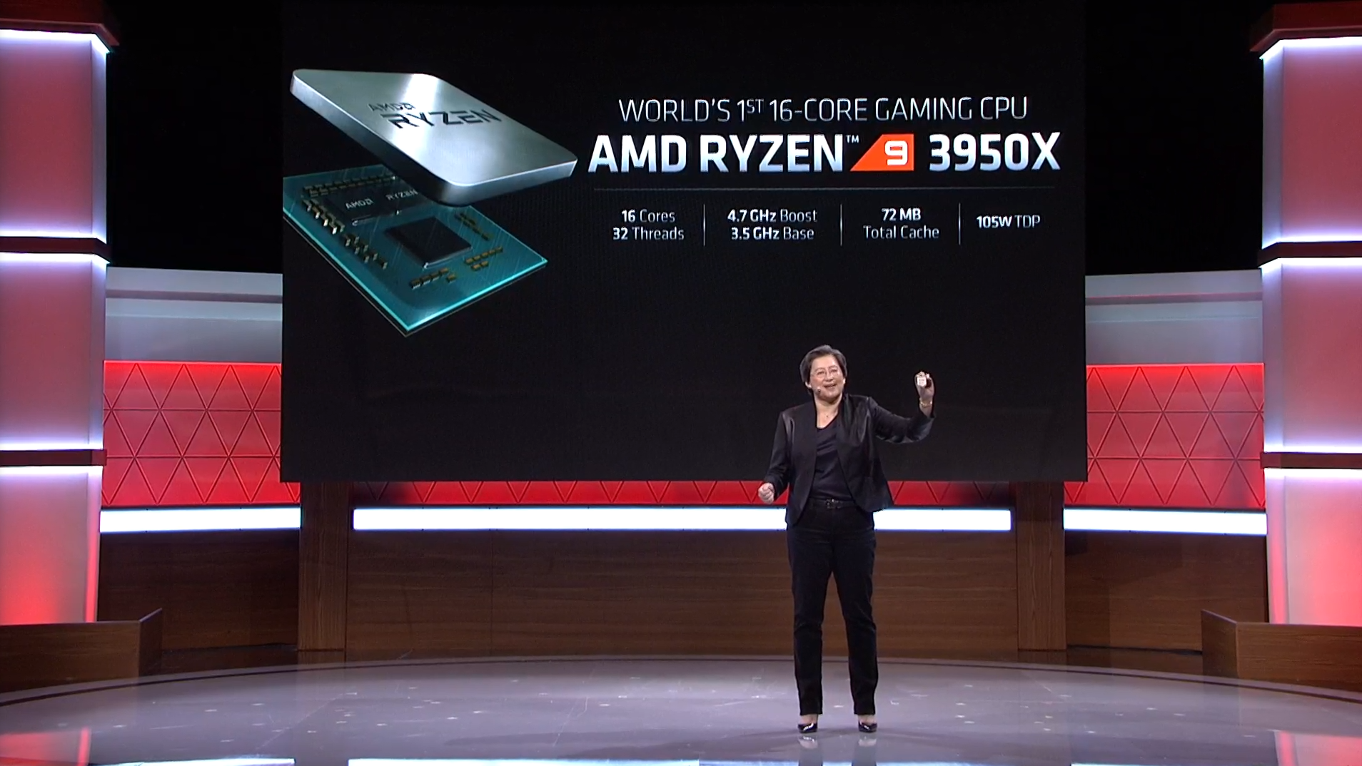 AMD офіційно представила 16-ядерний процесор Ryzen 9 3950X