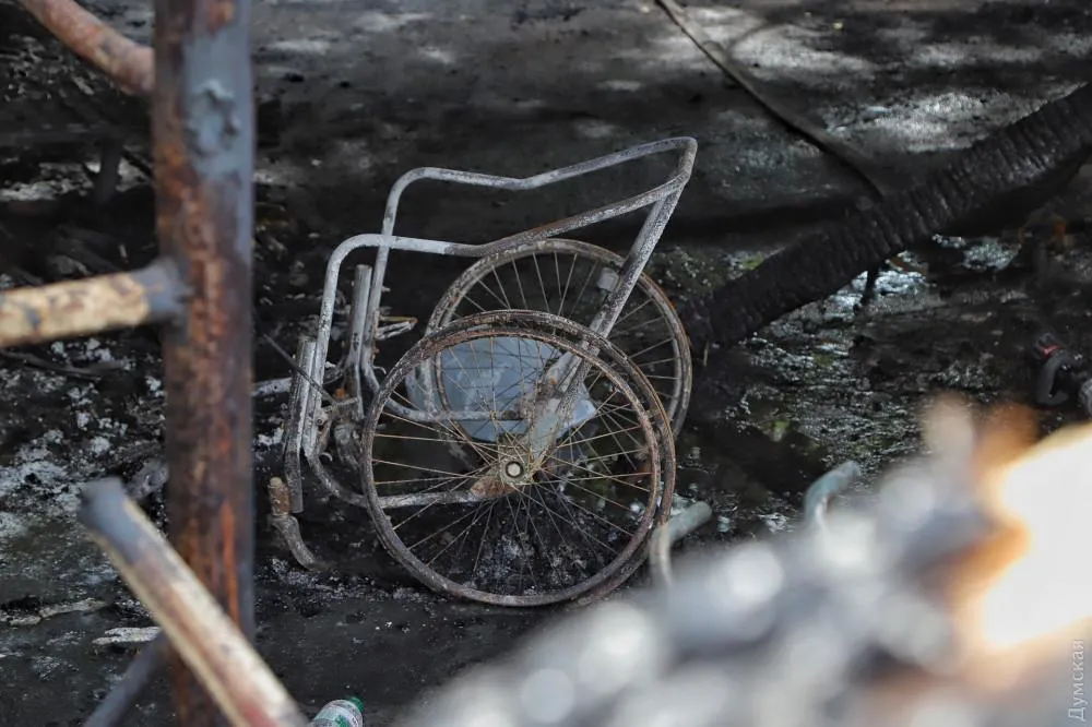 Пожежа Одеса психлікарня фото після пожежі Пожежа Одеса психлікарня фото після пожежі