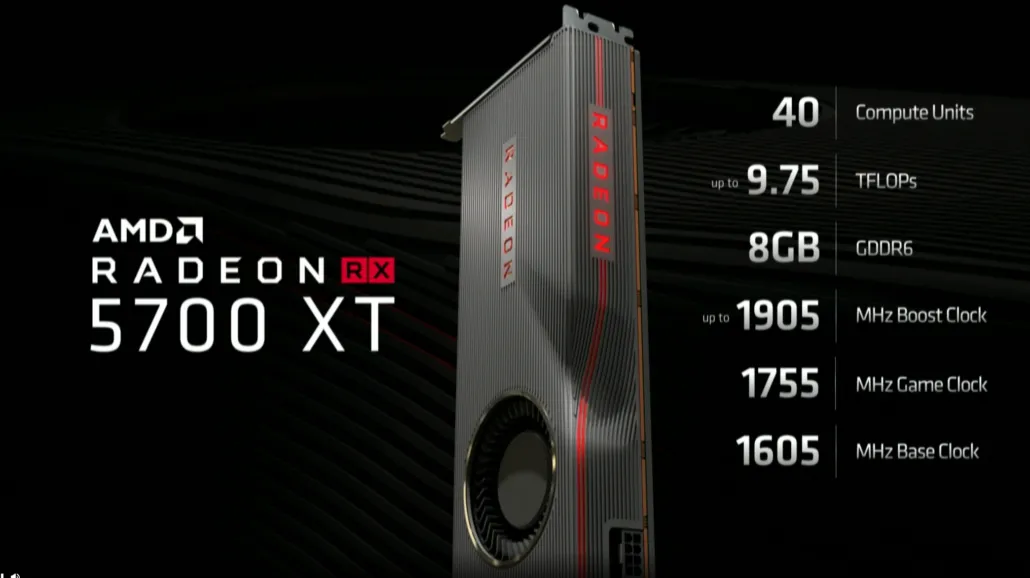 AMD Radeon RX 5700 XT AMD Radeon RX 5700 XT